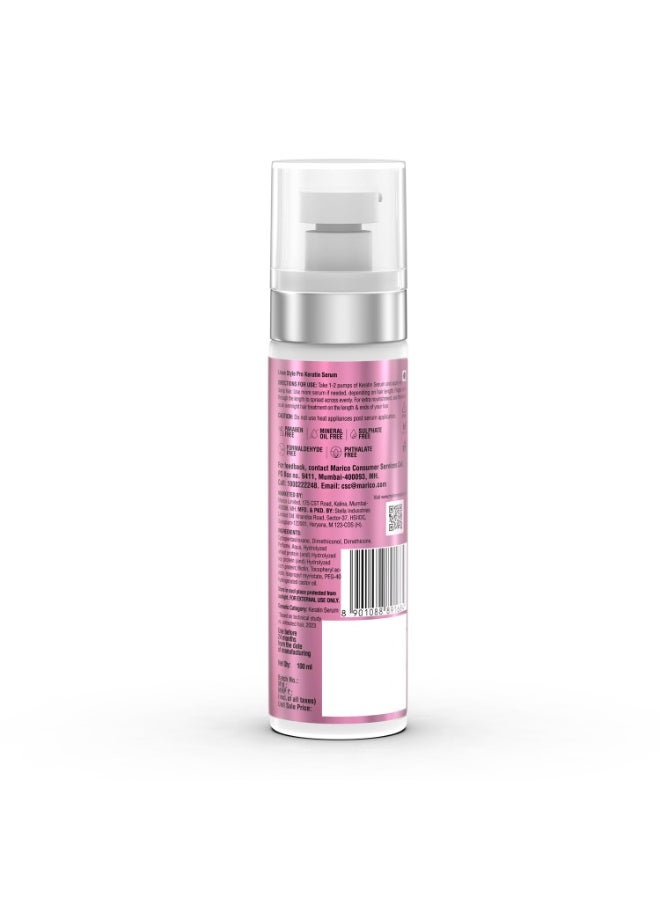 Livon Style Pro Keratin Hair Serum for Women | 10X Stronger & Smoother Hair| With Keratin & Biotin| All Hair Types| 100 ml - Image 5