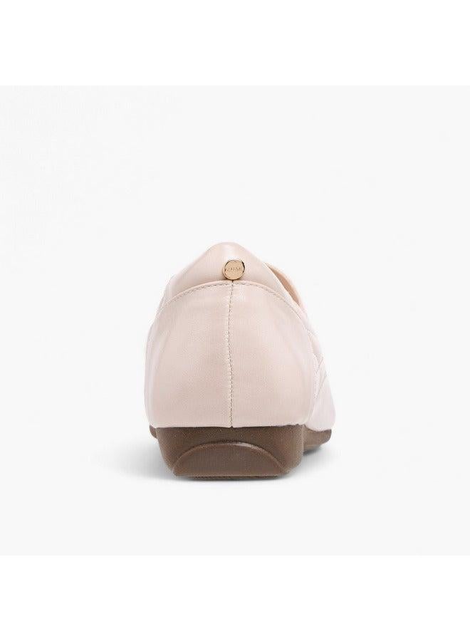 سيليست حذاء باليرينا نسائي بنقوش مع حزام مطاطي - Image 5