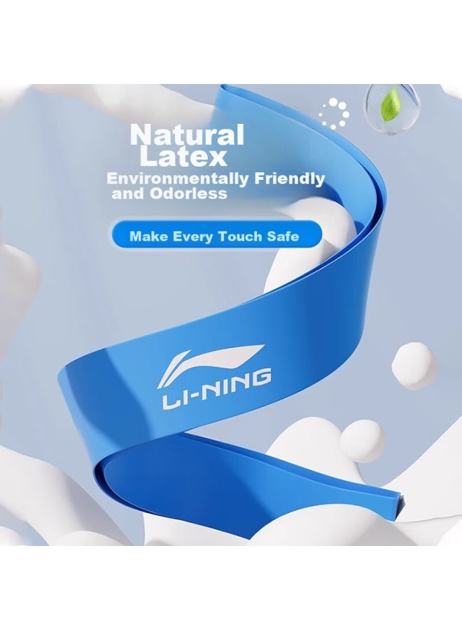 Li-Ning Li-ning Elastic Band For Leg Exercises, Fitness Resistance Band, Ankle And Buttock Training, Track And Field Strength, Rehabilitation Training, Latex Loop, 20 Pounds - Image 1