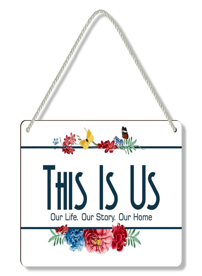 DELWOR This Is Us Wall Decor Items for Home Wall Hanging Decoration and Bedroom Decoration Wall Hanging Decor - Image 1