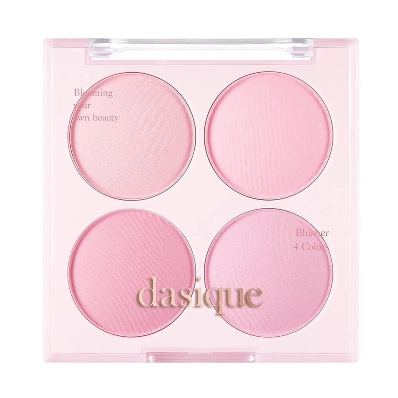 Dasique Blending Mood Cheek #08 Blueberry Sorbet | 4 Blendable Shades in Lightweight Smooth Powder | Vegan | Blush - Image 1