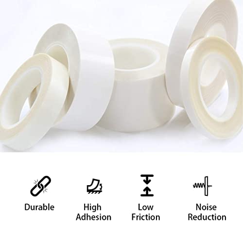 APT Advanced Polymer Tape APT, UHMW (Ultra-high Molecular Weight) Polyethylene Tape, Resists Abrasion, Impact, for Surface Protection and Friction and Noise Reduction for Lining Sliding Surfaces. (1" x 18Yds, 5 Mil UHMW) - Image 3