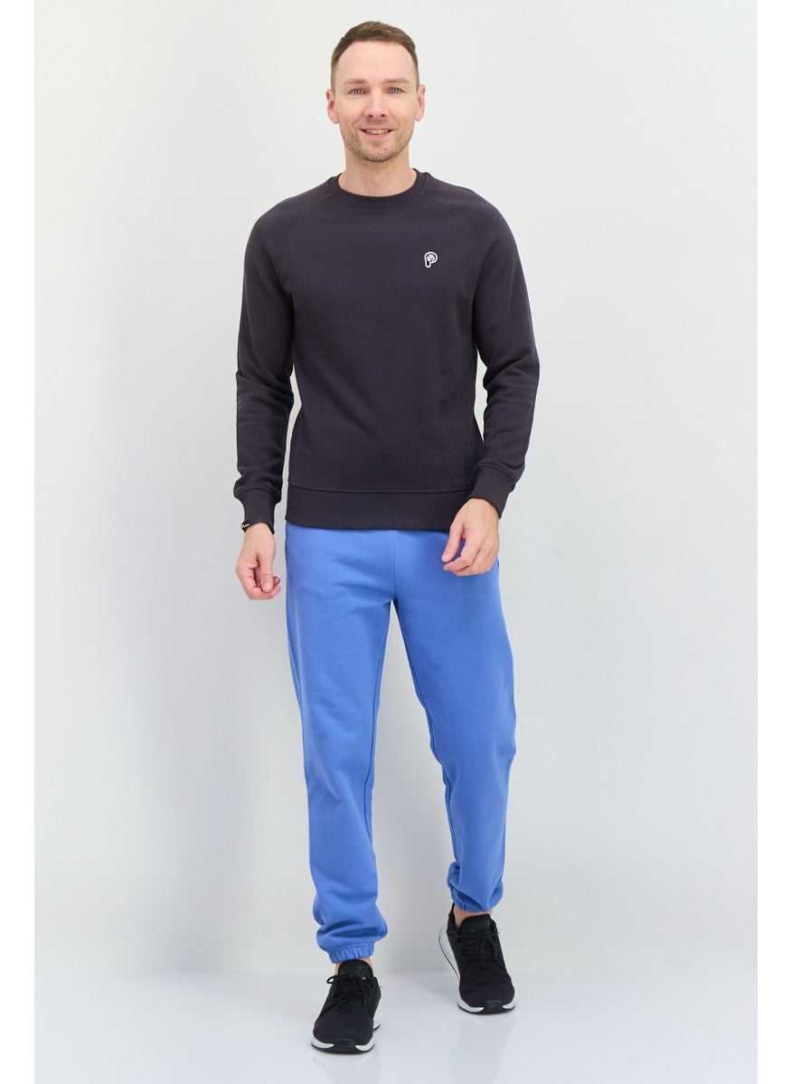 Penfield - Men Crew Neck Brand Logo Long Sleeves Sweatshirt, Grey - Image 1