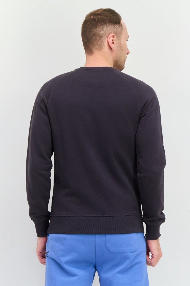 Penfield سويت شيرت رجالي بأكمام طويلة وياقة دائرية بشعار العلامة التجارية، رمادي - Image 4