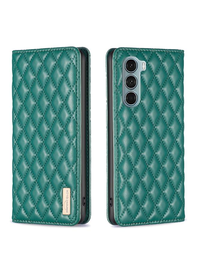 اس-توب جراب لهاتف Motorola Moto G200 5G / Edge S30 5G جراب هاتف جلدي مغناطيسي شبكي ماسي - Image 1