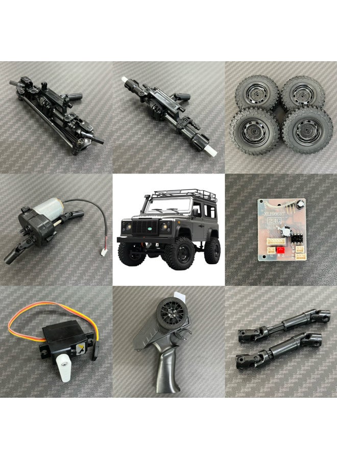 Mangniu Version MN99S Original Accessories 1:12 Mangniu RC Full-scale Off-road Climbing Car Modification Accessories-Color:280 Motor Gearbox Assembly  - Image 2