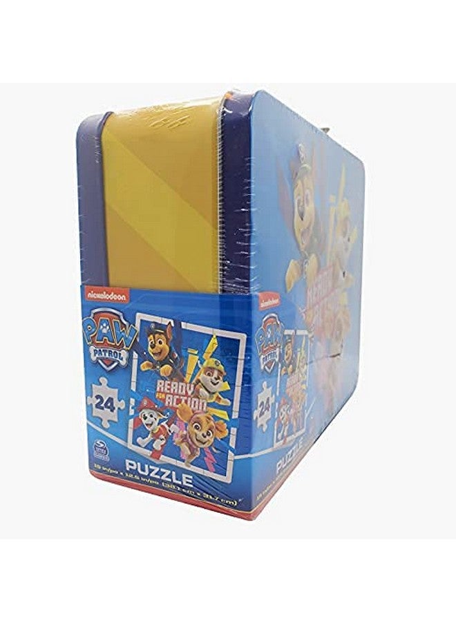 PAW PATROL صندوق غداء معدني 24 قطعة (7.75" × 6.25" × 3.25") - Image 3
