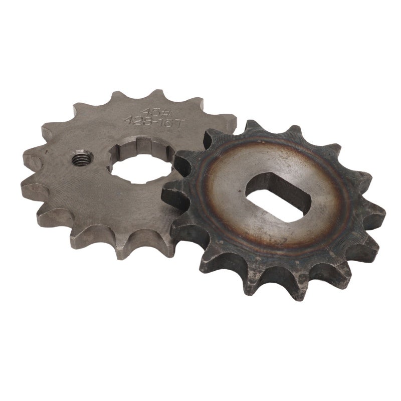 Carbon Steel Sprocket: 2 Gear Types, Lightweight Durable - Easy Installation Replacement Sprocket for Motorcycle, Bike, Industrial Mechanical Equipment - Image 3