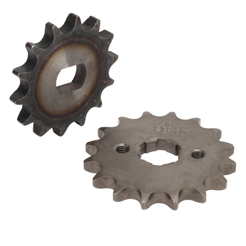Carbon Steel Sprocket: 2 Gear Types, Lightweight Durable - Easy Installation Replacement Sprocket for Motorcycle, Bike, Industrial Mechanical Equipment - Image 1