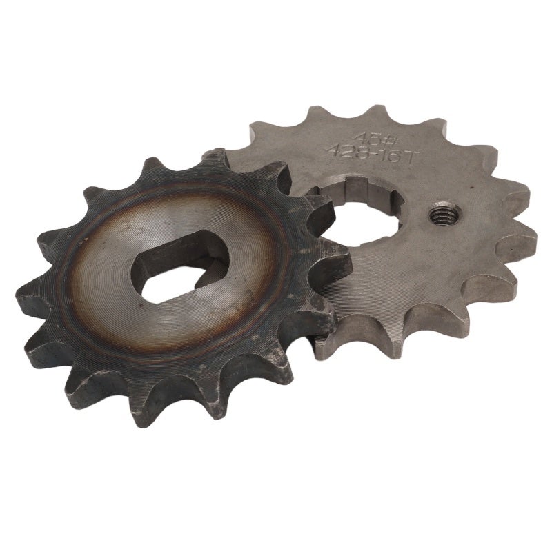 Carbon Steel Sprocket: 2 Gear Types, Lightweight Durable - Easy Installation Replacement Sprocket for Motorcycle, Bike, Industrial Mechanical Equipment - Image 4