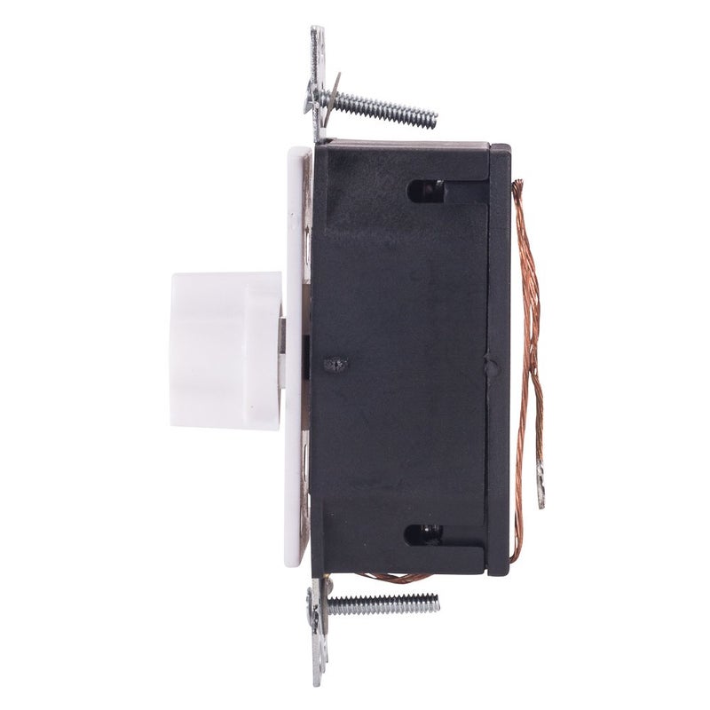 NSI TORK A560MW Spring-Wound In-Wall Twist Timer with 60-Minute Length and White Faceplate, for Automatic Shutoff of Fans or Lights - Image 5