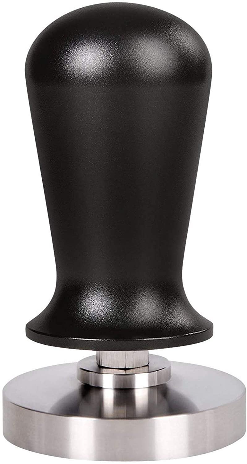 AOE 58mm Calibrated Pressure Coffee Espresso Tamper Black 11cm - Image 1