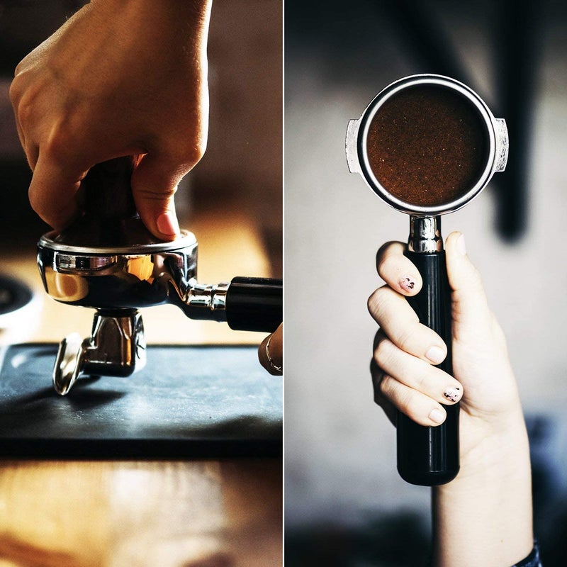 AOE 58mm Calibrated Pressure Coffee Espresso Tamper Black 11cm - Image 5