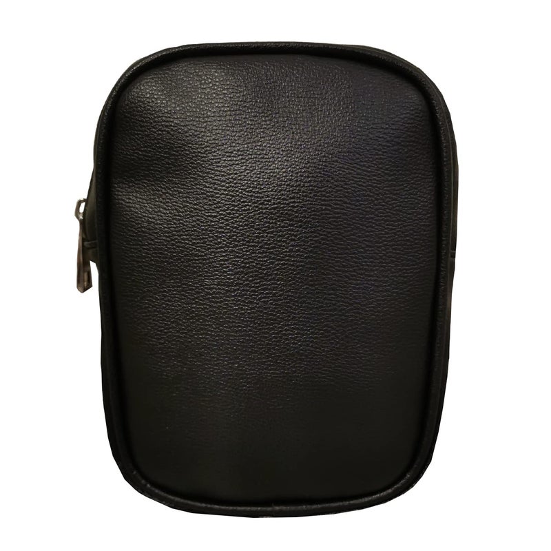 Larswon Plus Size Leg Harness Bag for Women - Synthetic Leather Thigh Pouch Hip Fanny Pack Black - Image 2