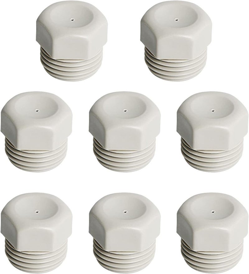 Aopin Garden Lawn Misting Nozzles PP 2mm  0079 Atomizing Mister Sprayer Nozzle Suitable For Outdoor Cooling Garden Irrigation Fountain Crop Nutrient Injection Greenhouse 8 Pcs - Image 1