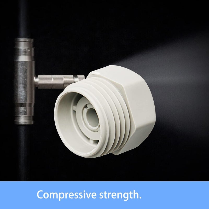 Aopin Garden Lawn Misting Nozzles PP 2mm  0079 Atomizing Mister Sprayer Nozzle Suitable For Outdoor Cooling Garden Irrigation Fountain Crop Nutrient Injection Greenhouse 8 Pcs - Image 3