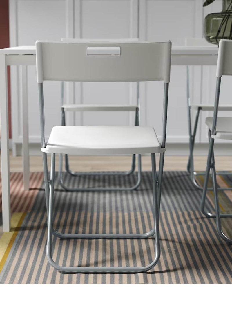 سي او أرماء كرسي قابل للطي متعددة  الاستخدامات أبيض 78x42x45سم - Image 4