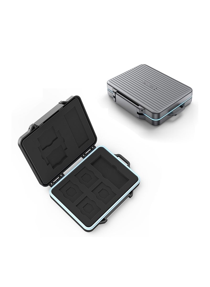 ORICO PHCD-6-BK-BP Card Reader Memory Card Digital Storage Box - Image 1