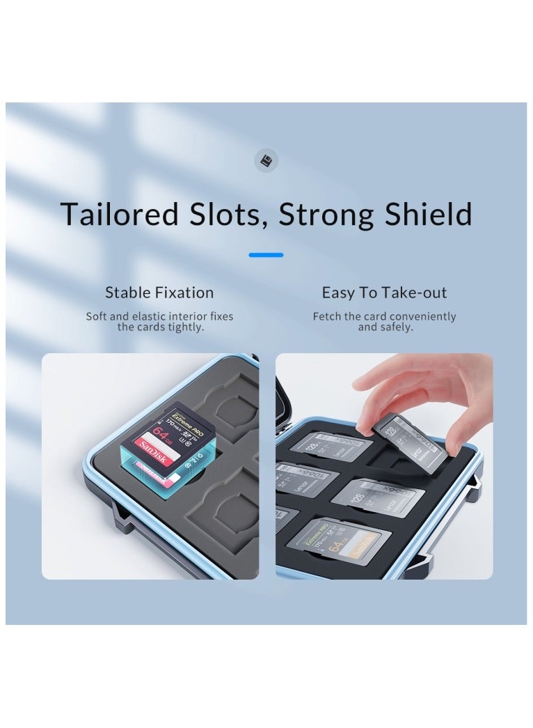 ORICO PHCD-6-BK-BP Card Reader Memory Card Digital Storage Box - Image 4