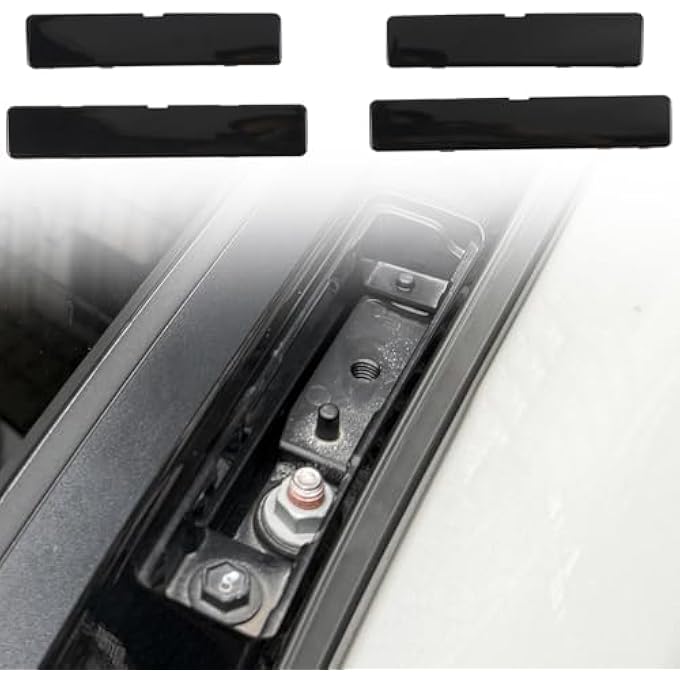 rayihni for Toyota RAV4 2019-2024 Black Car Roof Luggage Rack Center Middle Cover Car Accessorie 4pcs (Only Fit Original Luggage Racks) - Image 2