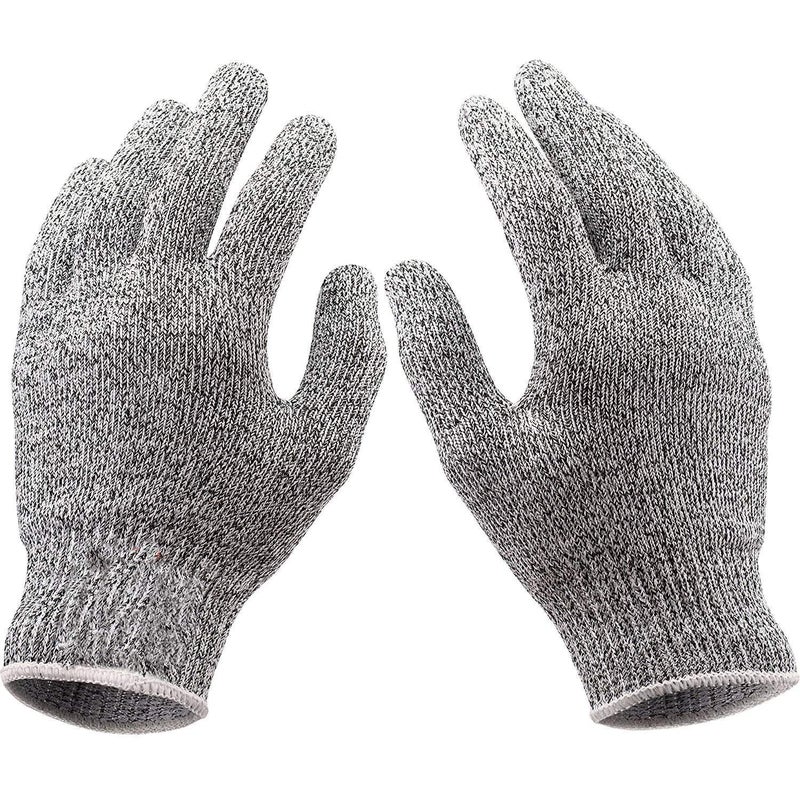 Mezons Cut Resistant Gloves Food Grade Level 5 Protection for Oyster Shucking Meat Cutting and Wood Carving Free Size - Image 1