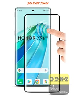 Wtech Honor X9a 5G 2023 - Premium Edge-Pro Curved Edges Full Glue Full Cover Tempered Glass Screen Protector Clear  - Image 4