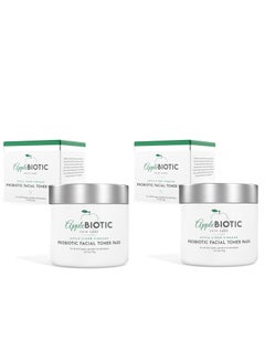 Apple Cider Vinegar Face Toner Pads  Exfoliating Toner for Women Men Teens Prevents Irritation Soothes  All Skin Types  Hydrating Toner for Face Probiotic Extract Aloe Green Tea  Pack of 2