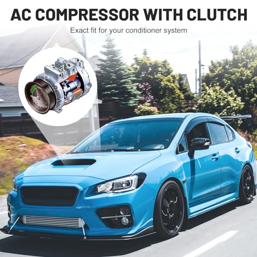 ILONPA ضاغط مكيف هواء جديد مع قابض لهيونداي أكسنت 1.6 لتر 2012-2017، 2012-2017 لكيا ريو 1.6 لتر، فقط تحكم تلقائي في درجة الحرارة (بدون يدوي)، 140589 140589C 140589NC 140589NEW - Image 2