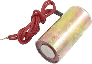 uxcell Uxcell a12080600ux0118 Sucked Type Round Solenoid Electromagnet, DC 24V, 0.48 Amp, 5 kg Force - Image 1