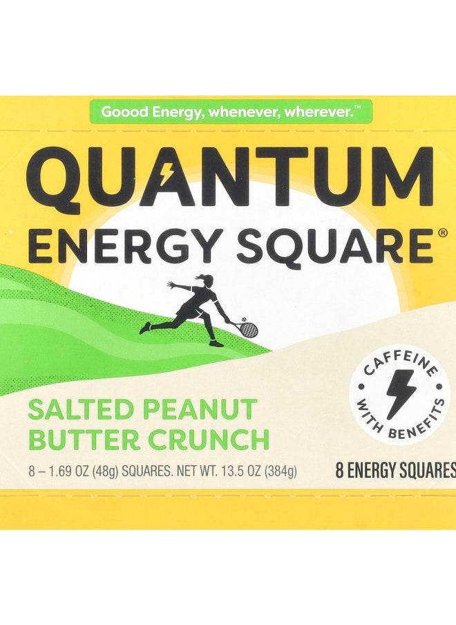 Quantum Health Salted Peanut Butter Crunch 8 Squares 1.69 oz (48 g) Each 