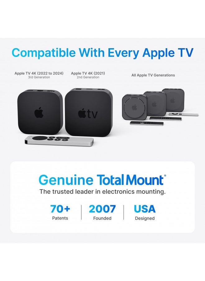 Totalmount – Apple Tv Mount – Compatible With All Apple Tvs