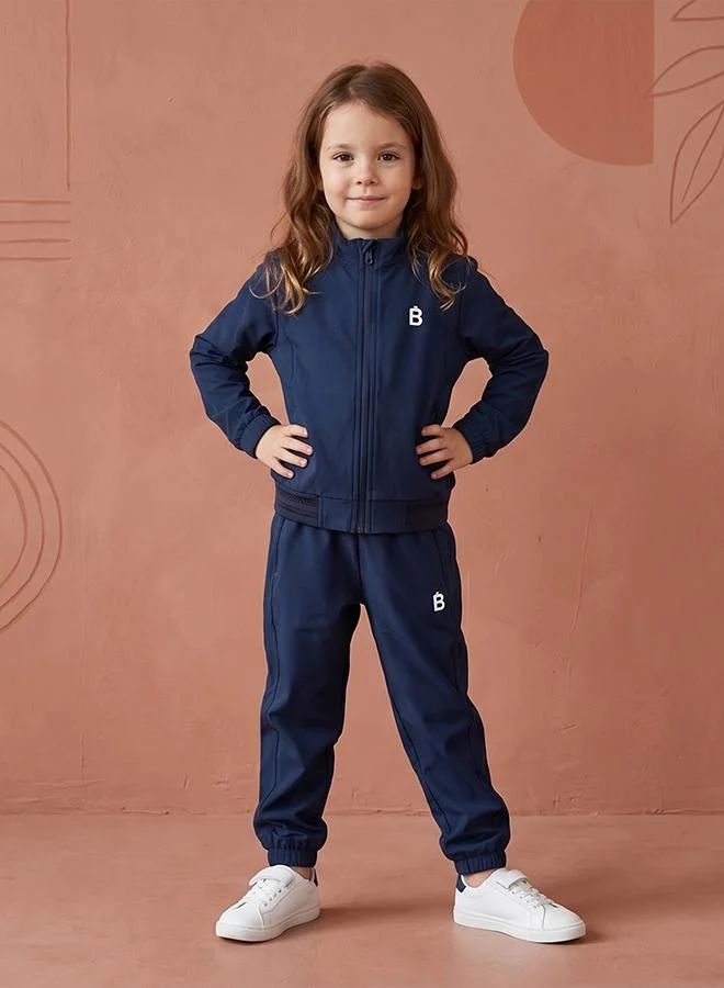 أطفال وأكثر Babies & More Toddler Girls Navy Blue Pants