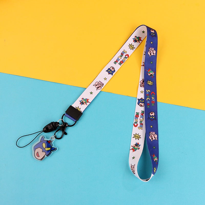 3 Cute Couple Cartoon Phone Lanyards with Pendants, Women's Anti-Loss Accessories