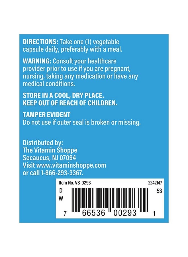 The Vitamin Shoppe Vitamin K Complex - Bone & Cardiovascular Health (180 Vegetable Capsules) - Image 4