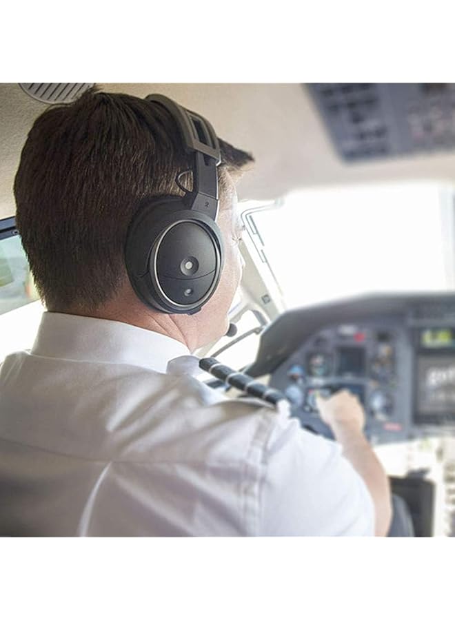 erorex A20 Ear Pads Replacement A10 Ear Cushion Cups Earpads Cover Parts Compatible With Bose A20 A10 Aviation Headset Black Pad - Image 5