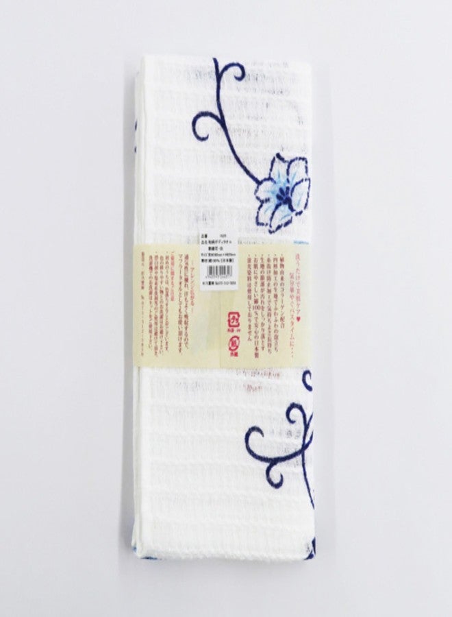 IPPINKA Set of 2 Onsen Body Wash Towel, Infused with Plant-Based Collagen, Asian Virginsbower, Made in Japan - Image 2