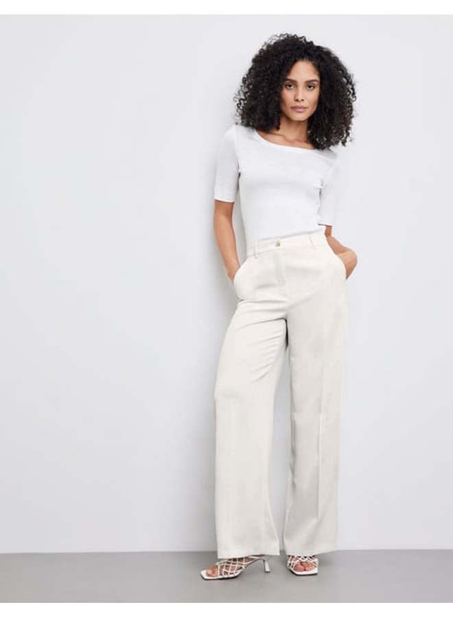 GERRY WEBER Flowing trousers with pressed pleats  - Image 2