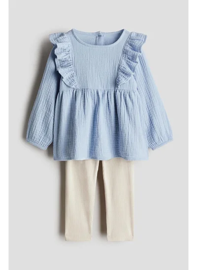 اتش اند ام 2-piece blouse and leggings set
