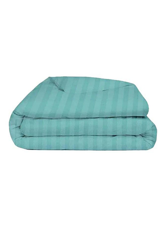 HOTEL COLLECTION Stripe King Teal Blue Duvet Cover set with 2 Pillow Case 240x260 cm - Image 4