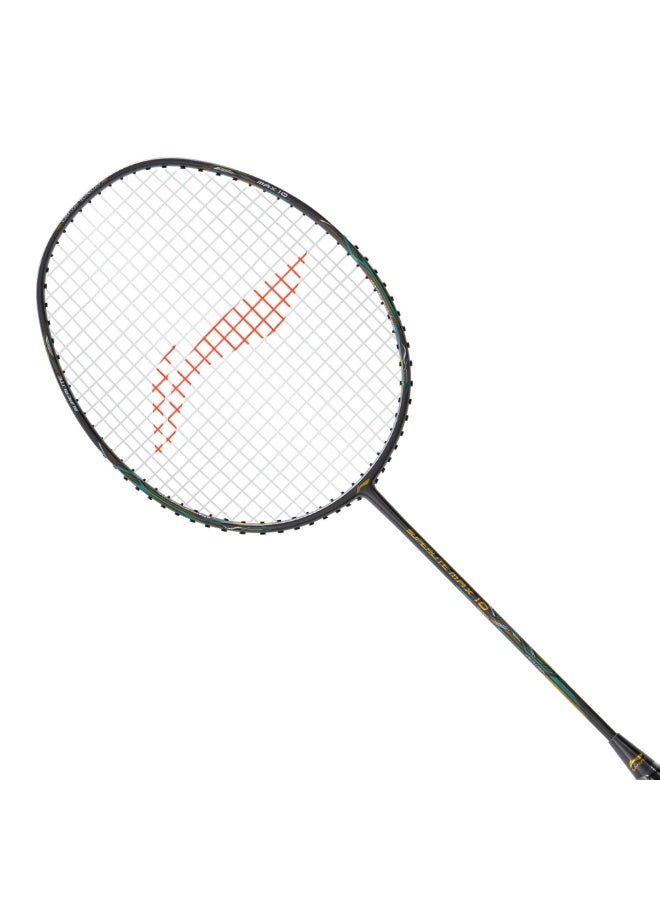 Li-Ning Badminton Racket G-Force Superlite Max 10 (Dk Grey/Gold/Teal) - Unstrung - Image 1
