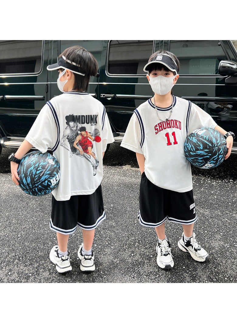 KUYING New Children's Basketball Suit Set  - Image 2