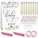 Fumete 65 Pcs Baby Shower Game Set Include Flowers Measure The Baby Bump Sign 50 Guessing Cards 10 Pencils 2 Pink Measuring Tapes and 2 Pink Ribbon for Gender Reveal Party Game - Image 3