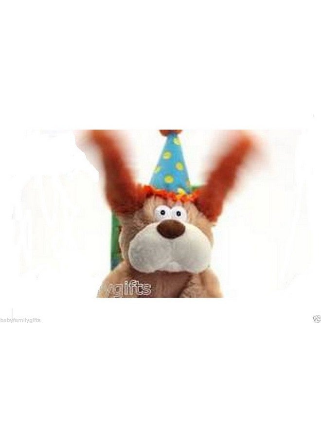 Cuddle Barn 12" Flappy Birthday Animated Plush Puppy Dog Singing "Happy Birthday" - Image 2