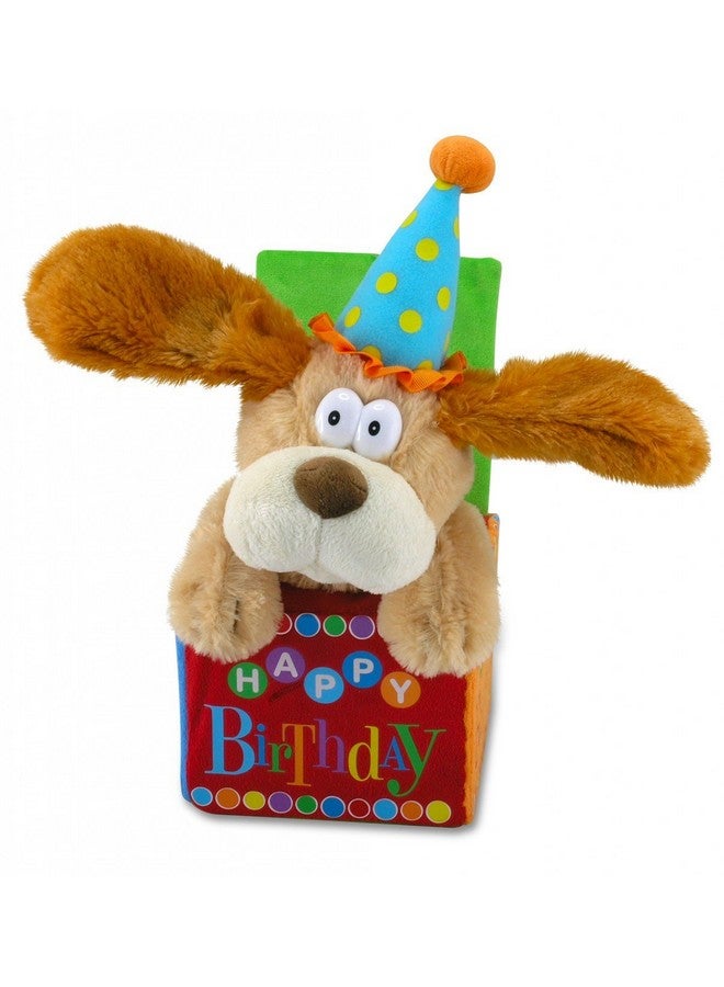 Cuddle Barn 12" Flappy Birthday Animated Plush Puppy Dog Singing "Happy Birthday" - Image 1