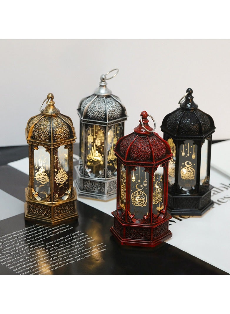 Small LED Ramadan lantern, 6 pieces - Image 1