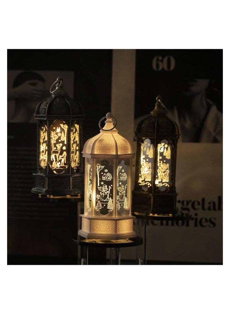 Small LED Ramadan lantern, 6 pieces - Image 2