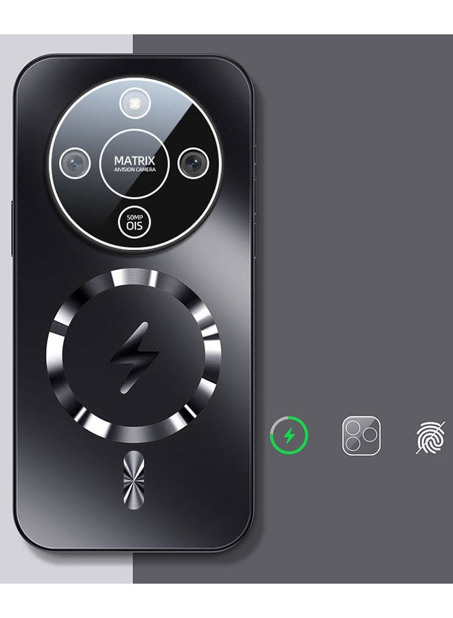 general Magnetic Case for Honor X9d, Military Grade Shockproof Protection, Matte Back Case, Wireless Charging Compatible - Image 1