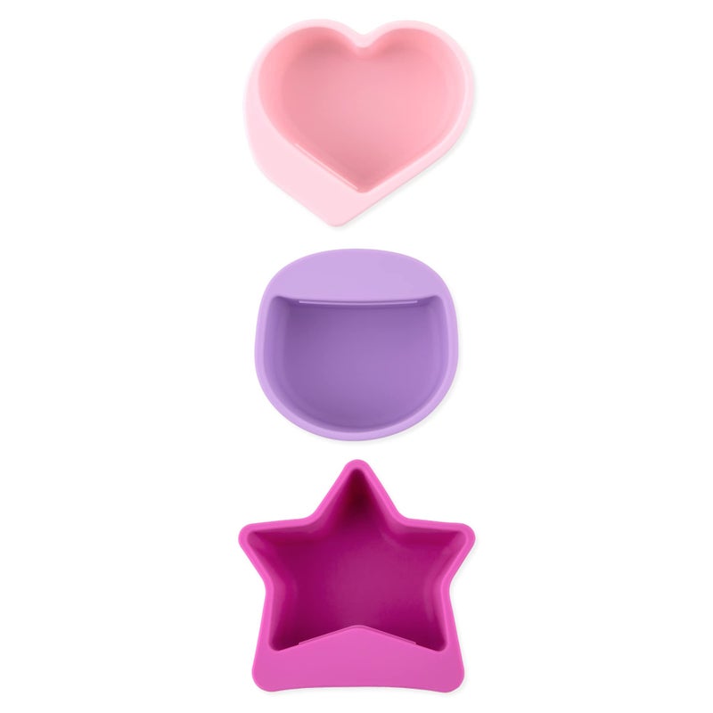 BUMKiNs Bumkins Baby Silicone Little Dippers Attaches to Bowls Dishes and Plates Sauce Cup Holds Condiments Dip Puree Toppings Baby Led Weaning Essential Feeding Supplies for Babies 6 Months Up