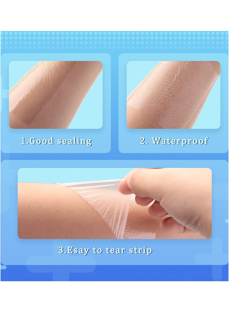 Generic 5m x 20cm Cuttable Waterproof Transparent Peritoneal Dialysis Shower Protector Peritoneal Dialysis Belt Dressing Wound Cover Bandage Tape for Shower Shields Swimming Post Surgical Scar Therapy Dress  - Image 3