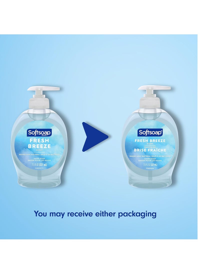 Softsoap - Softsoap Liquid Hand Soap, Fresh Breeze - 7.5 Fl Oz (Pack of 6) - Image 1
